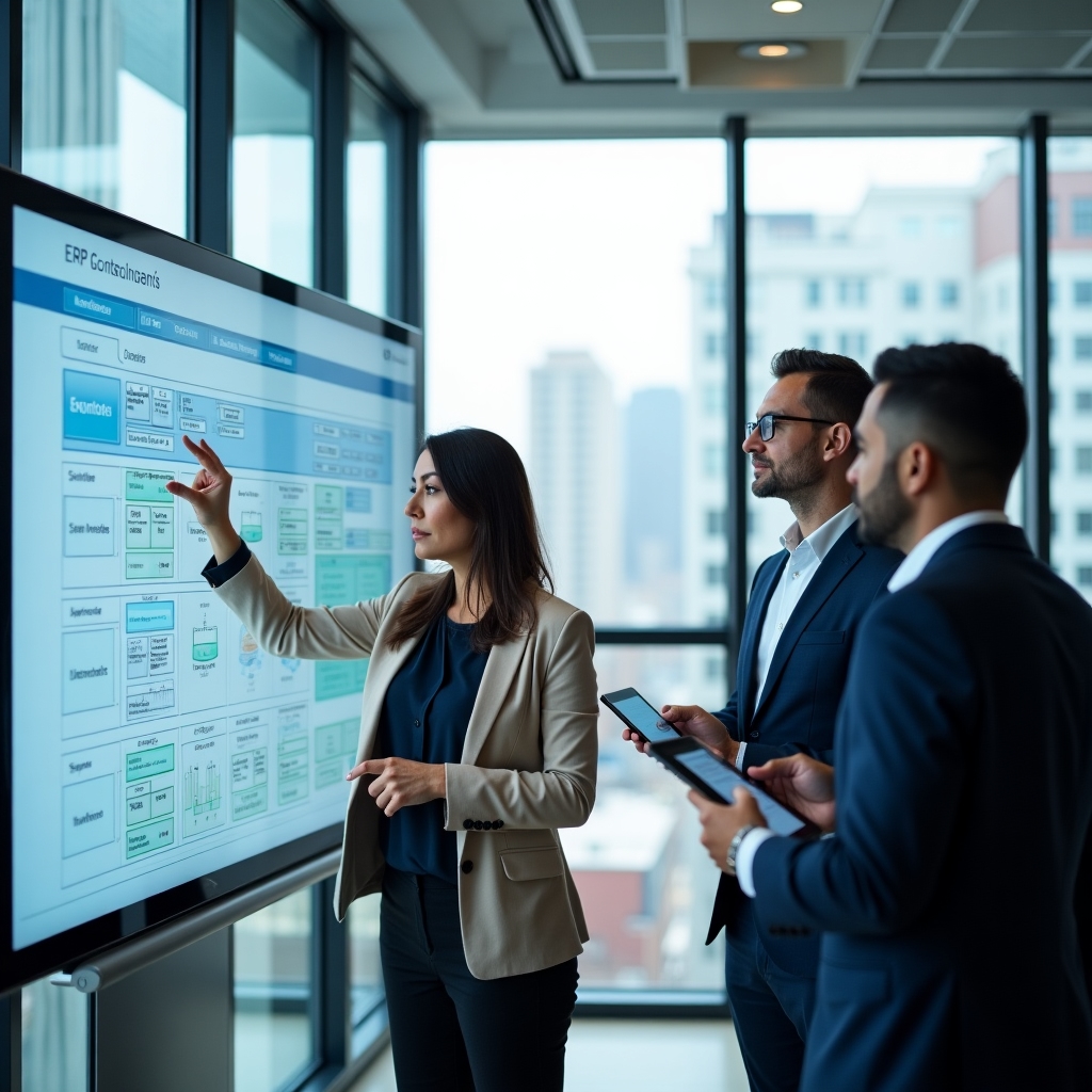 Equipo de expertos en implementación ERP